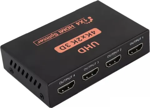POWERTECH HDMI splitter PTH-048, 4 σε 1, 4K/60Hz, μαύρο