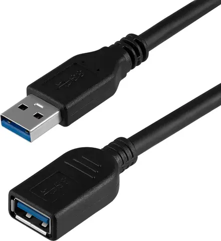 POWERTECH καλώδιο προέκτασης USB CAB-U123, 5Gbps, 1.5m, μαύρο
