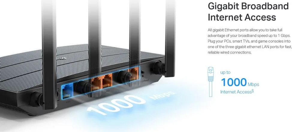 TP-LINK Router Archer AX12, WiFi 6, 1.5Gbps AX1500, Dual Band, Ver. 1.0 — εικόνα 5