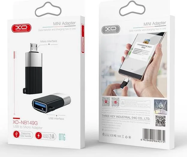 XO NB149-G αντάπτορας USB2.0 TO Micro — εικόνα 2