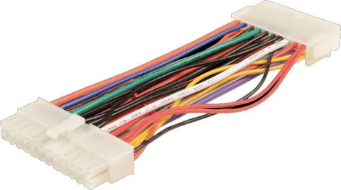 POWERTECH καλώδιο μητρικής 20+4pin male σε 24pin female CAB-W005, 20cm