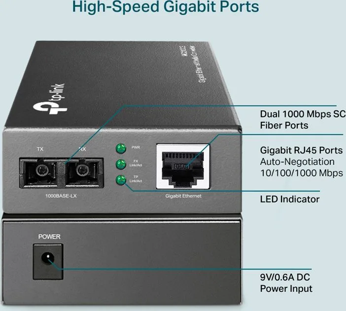 TP-LINK Gigabit Single-Mode Media Converter MC210CS, Ver. 5.20 — εικόνα 3