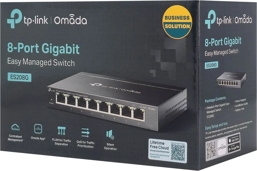 TP-LINK easy managed switch ES208G, 8x Gigabit θύρες, V1.0 — εικόνα 6