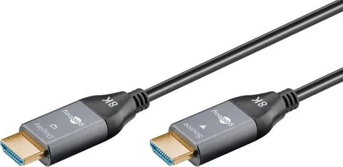 GOOBAY καλώδιο HDMI 2.1 76278 με Ethernet, AOC, 8K/60Hz, 48 Gbps, 50m, μαύρο