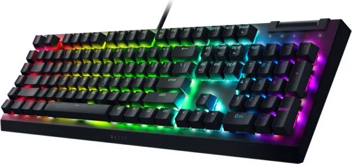 Razer BlackWidow V4 X - RGB Gaming Mechanical Keyboard - Macro Keys - Green Clicky Switches — εικόνα 4