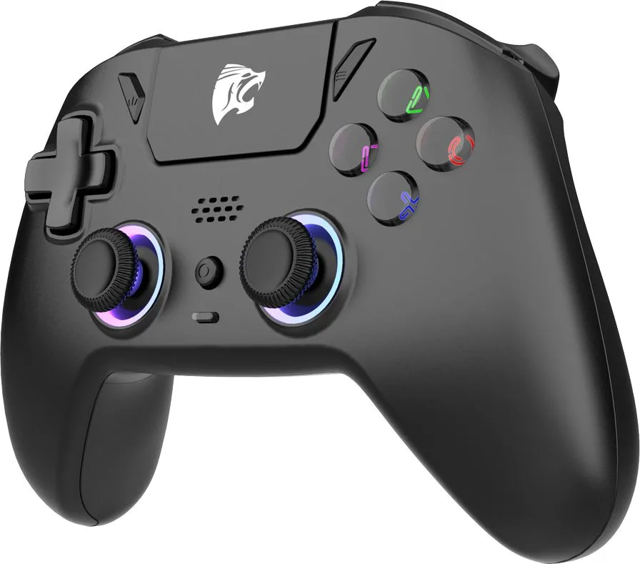ROAR ασύρματο gamepad RR-0023, Switch/PS4/PC/iOS/Android, Bluetooth, μαύρο — εικόνα 2