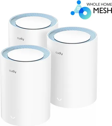 Cudy M1200 AC1200 Dual Band WiFi Mesh System, 3 Pack