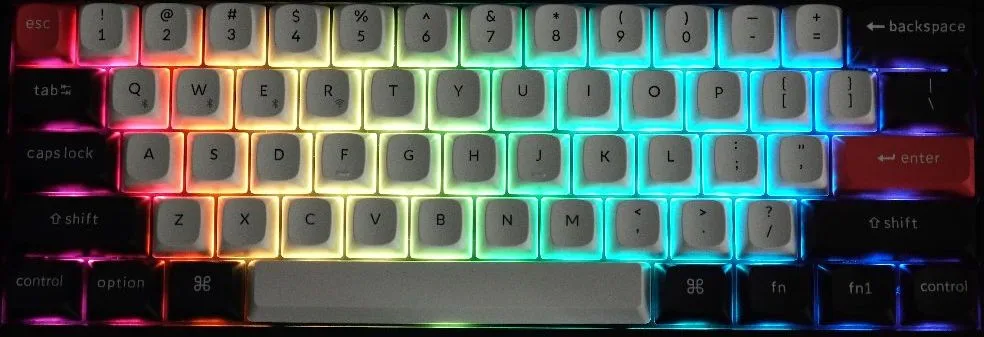 Keychron Q4 HE (Q4H-C1) QMK Wireless Custom Hall Effect Keyboard Purple Switch 60% US Layout — εικόνα 3