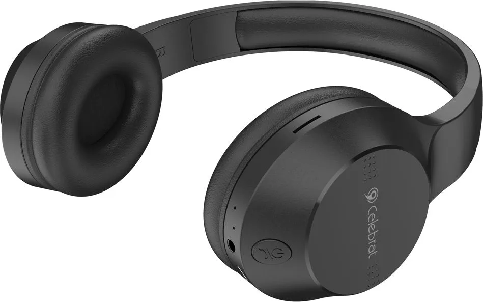 CELEBRAT headphones A27, wireless & wired, Bluetooth 5.3, Φ40mm, μαύρα — εικόνα 3