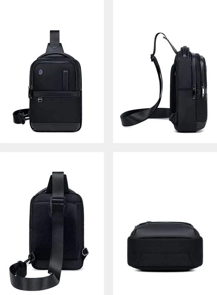 ARCTIC HUNTER τσάντα Crossbody XB00678, 5.8L, μαύρη — εικόνα 6