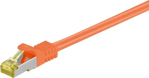 GOOBAY καλώδιο S/FTP CAT 7 91570, AWG 26/7, copper, 0.25m, πορτοκαλί