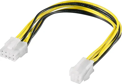 GOOBAY καλώδιο 4pin σε 8pin ATX12 P4 51358, 0.2m
