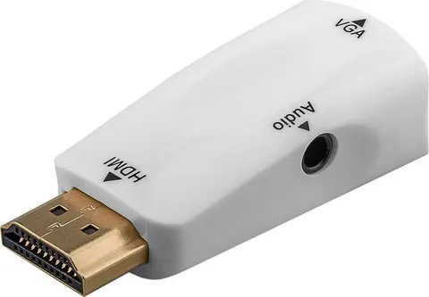 GOOBAY αντάπτορας HDMI σε VGA 44793 με 3.5mm, 1080p/60Hz, λευκός