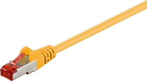 GOOBAY καλώδιο δικτύου 95453, CAT 6 S/FTP (PiMF), CCA, 0.25m, κίτρινο