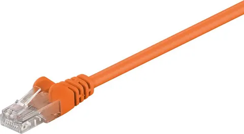 GOOBAY καλώδιο δικτύου 95560, CAT 5e U/UTP, CCA, PVC, 1.5m, πορτοκαλί