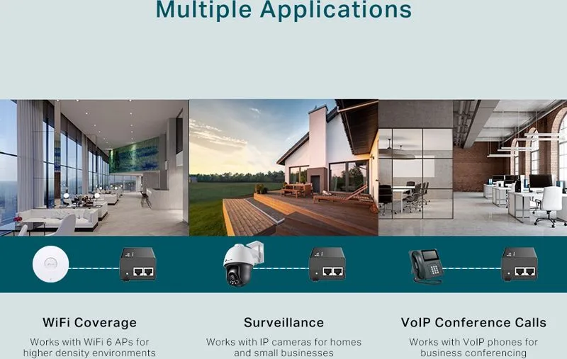 TP-LINK 2.5G PoE+ Injector TL-POE260S, IEEE 802.3af/at, Ver. 1.0 — εικόνα 3