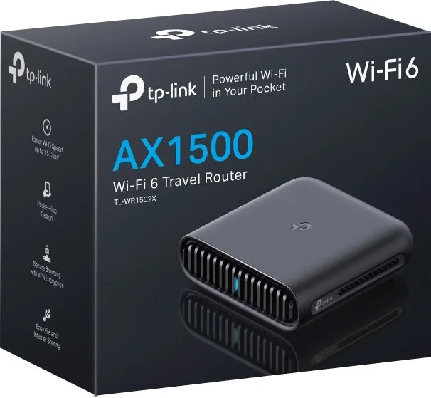 TP-LINK Travel Router TL-WR1502X, AX1500 Wi-Fi 6, Dual Band — εικόνα 8