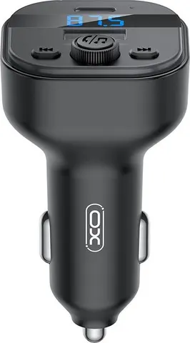 XO BCC18 Smart φορτιστής ΑΥΤΟΚΙΝΗΤΟΥ με Blyetooth MP3, 3A, μαύρο