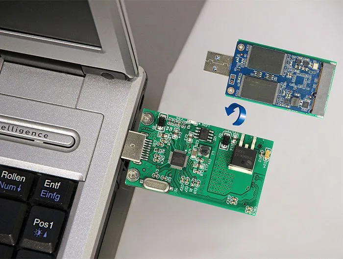 DELOCK αντάπτορας USB σε mSATA 62681, 5Gbps — εικόνα 2