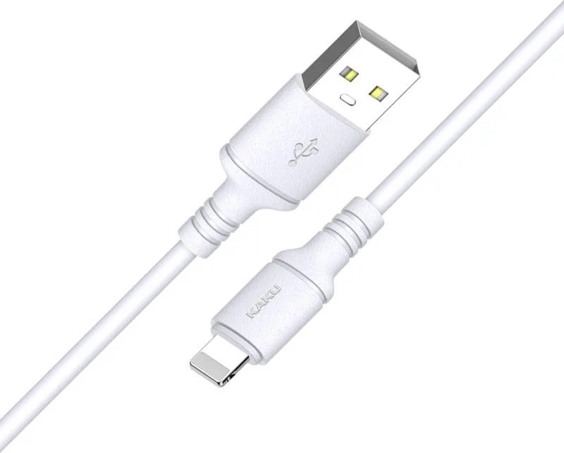 KAKUSIGA καλώδιο Lightning σε USB KSC-421, 2.8A, 480Mbps, 2m, λευκό — εικόνα 3