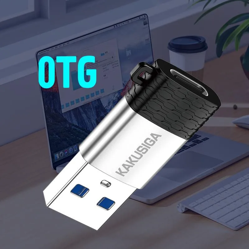KAKUSIGA αντάπτορας USB-C σε USB KSC-1421, 5Gbps, 18W, γκρι — εικόνα 2
