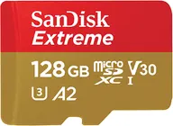SanDisk Extreme microSDXC 128GB Class 10 U3 V30 A2 UHS-I με αντάπτορα