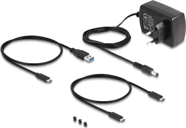 DELOCK docking station για M.2 NVMe/SATA ή 2.5"/3.5" SSD/HDD 64252, 10Gbps, clone function, μαύρο — εικόνα 4