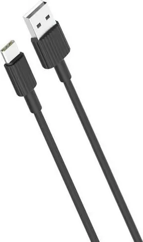 XO NB156 καλώδιο φόρτισης Type-C, μαύρο, 1m