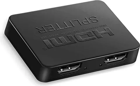 POWERTECH HDMI splitter CAB-H163, 1-in σε 2-out, 4K/30Hz, HDR/HDCP, μαύρο