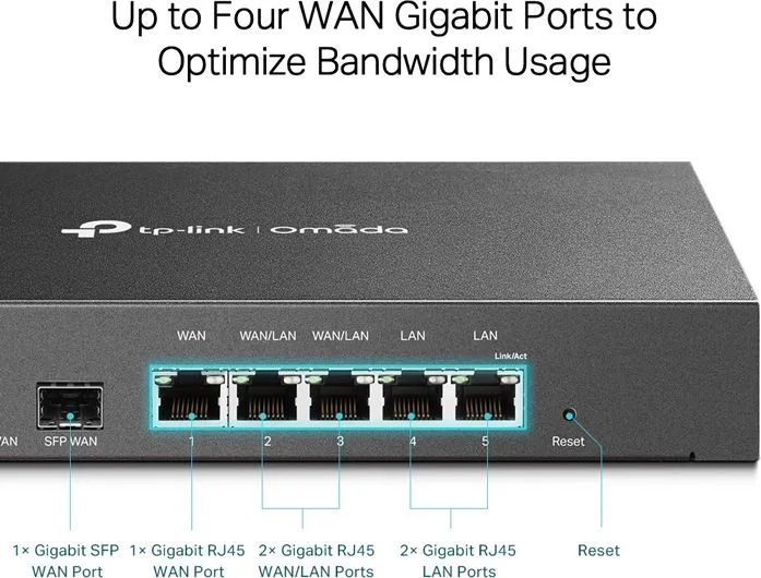 TP-LINK Gigabit VPN Router ER7206, 5x Gigabit & 1x SFP port, Ver. 1.0 — εικόνα 4
