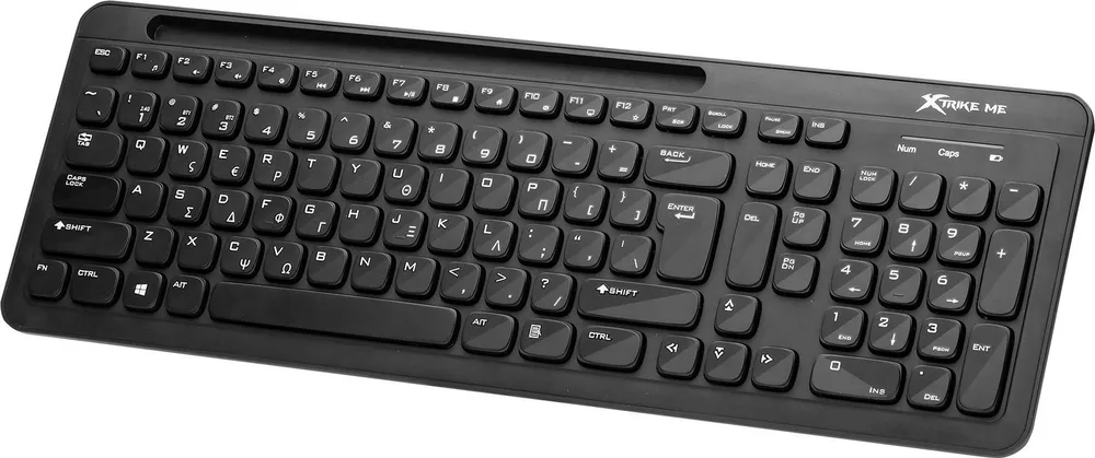 XTRIKE-ME Office KB-303 ασύρματο πληκτρολόγιο, 2.4Ghz+BT, GR — εικόνα 2