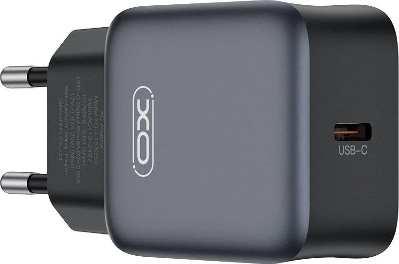 XO L155 φορτιστής 30W Typec, ΜΑΥΡΟΣ — εικόνα 3