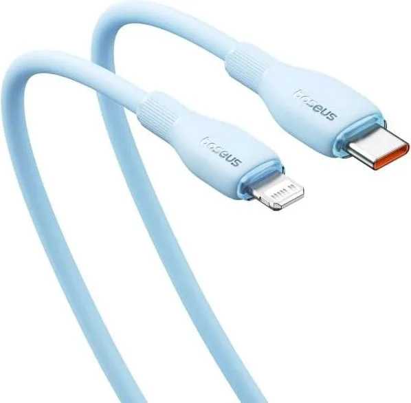 BASEUS Pudding, καλώδιο φόρτισης, Type-C ΣΕ Lightning, 2m, 20W, μπλε — εικόνα 2