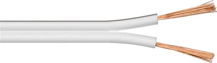 POWERTECH καλώδιο ήχου 2x 0.75mm² CAB-SP022, CCA, 10m, λευκό — εικόνα 2