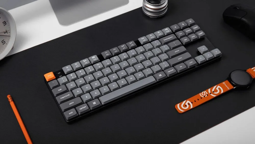 Keychron K1 Max (K1M-H1) ANSI 80% TKL Black Full Assembled Red Switch RGB Hot-Swap Wired Low Profile — εικόνα 5