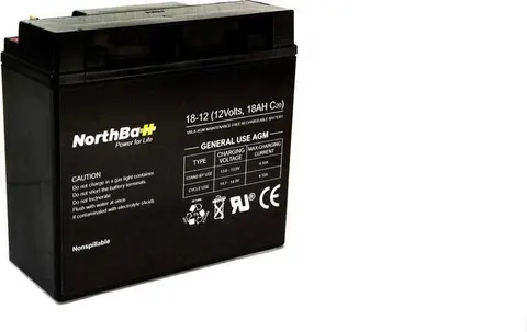 Northbat Battery 12V 18AH
