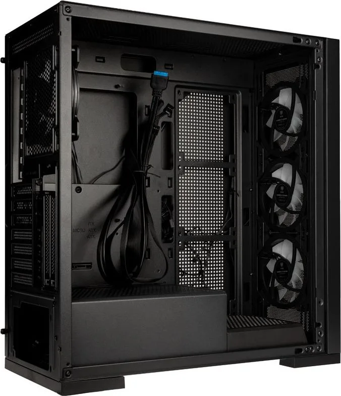 Kolink Unity Meshbay ARGB Midi ATX Tower Case - 400mm clearance (4 pre-installed fans & controller) — εικόνα 3