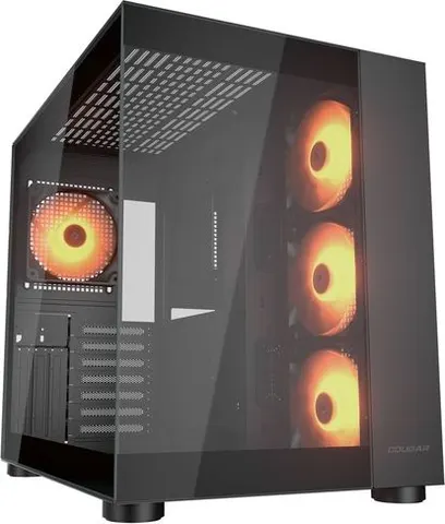 Cougar FV150 RGB Mid Tower Κουτί Υπολογιστή με Tempered Glass και 4x120mm ARGB Fans Μαύρο