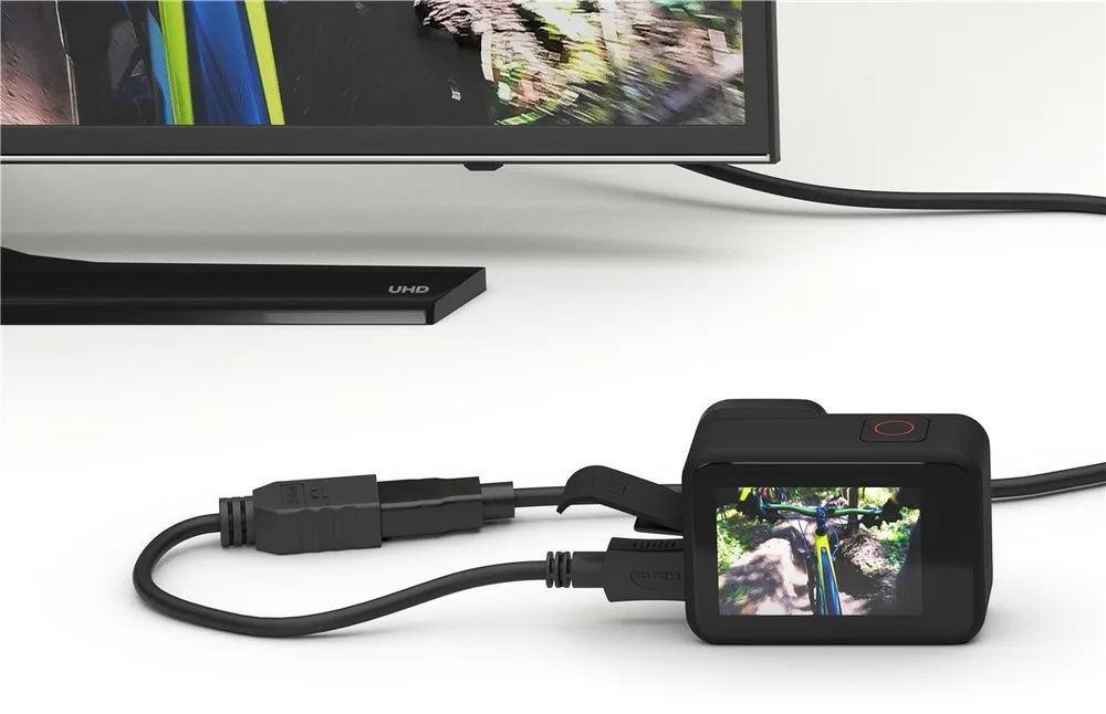 GOOBAY καλώδιο micro HDMI σε HDMI 58683, 4K/60Hz, 0.15m, μαύρο — εικόνα 2