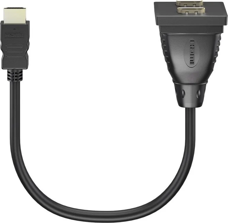 GOOBAY HDMI splitter 68784, 1x input/2x output, 1080p, μαύρο — εικόνα 2