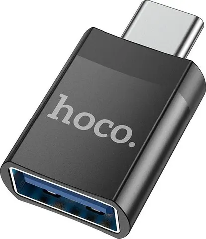 HOCO UA17 αντάπτορας Type-C ΑΡΣΕΝΙΚΟ ΣΕ USB3.0 ΘΗΛΥΚΟ, μαύρο