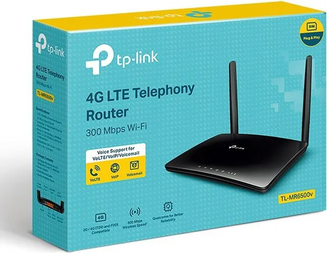 TP-LINK Wireless N Telephony Router TL-MR6500V, 4G LTE, 300Mbps, V. 1.20 — εικόνα 5