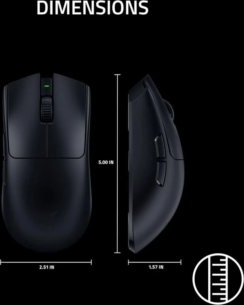 Razer VIPER V3 PRO SE Black - Wireless Gaming Mouse - 54g - 35K DPI - 95h Battery — εικόνα 5