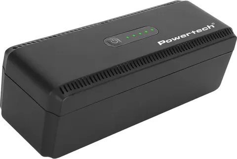POWERTECH Mini DC UPS PT-1436, 18W, 8800mAh, 3x DC, Usb/usb-C/lan/poe, μαύρο