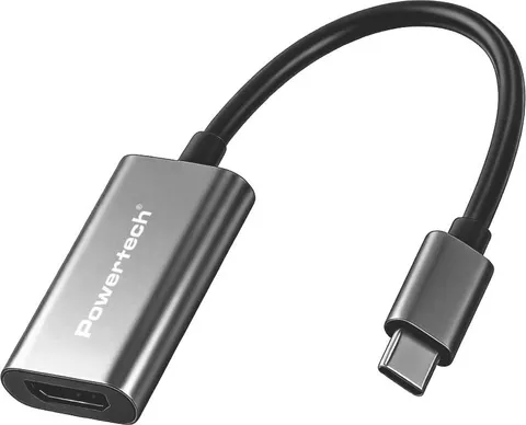 POWERTECH αντάπτορας USB-C σε HDMI PTR-0208, 4K/30Hz, 10 Gbps, γκρι