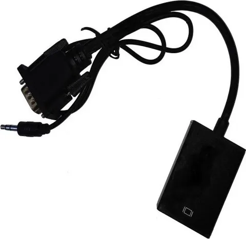 NG ΜΕΤΑΤΡΟΠΕΑΣ VGA Male ΣΕ HDMI Female με Audio Adapter + USB Power