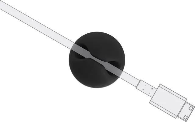 POWERTECH οργανωτές καλωδίων TIES-071, 1 θέση, Φ5mm, μαύρο, 10τμχ — εικόνα 2