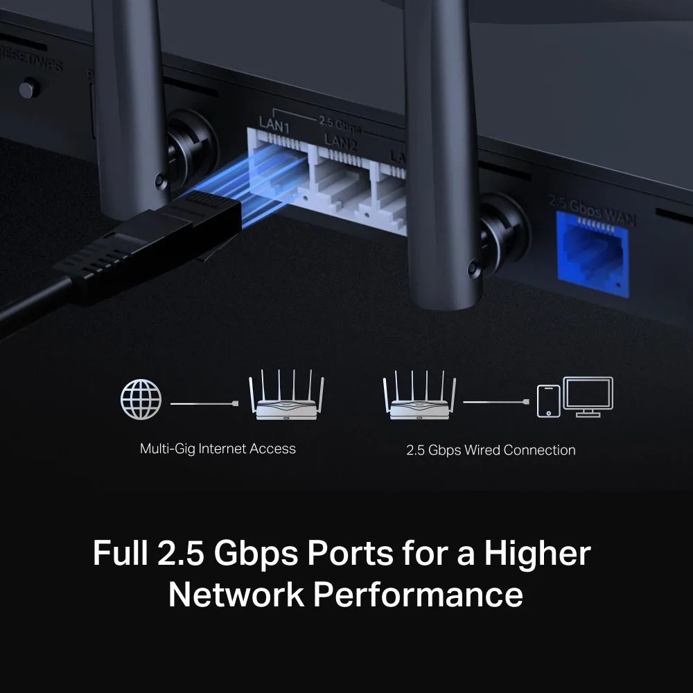 MERCUSYS router MR47BE, WiFi 7, 9.3Gbps BE9300, Tri-Band, V2.0 — εικόνα 8