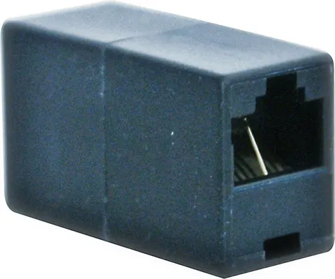 POWERTECH RJ45 εξάρτημα UTP μούφα CAB-N041, θηλυκό/θηλυκό, 8p8c, μαύρο