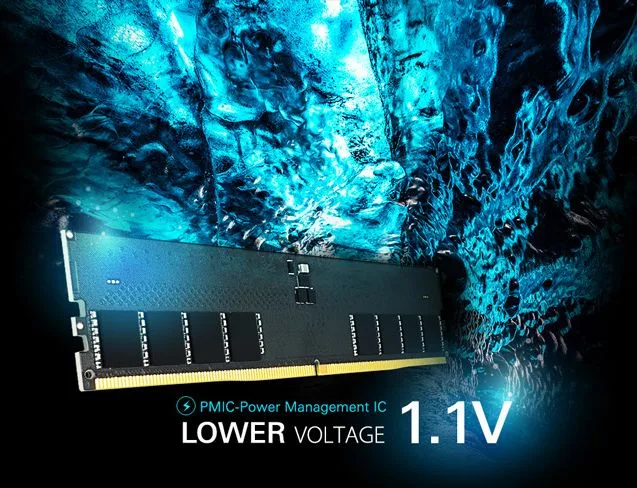 SILICON POWER μνήμη DDR5 Udimm SP016GBLVU480F02, 16GB, 4800MHz, CL40 — εικόνα 2